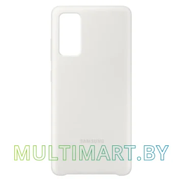 Чехол Samsung Silicone Cover для Samsung Galaxy S20 FE (белый)